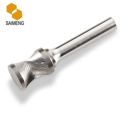 China Quick Removal of Excess Metal Saimeng Shank Tingsten Carbide Material Long Edges and Burrs for Metal and Marble SA-SN for sale