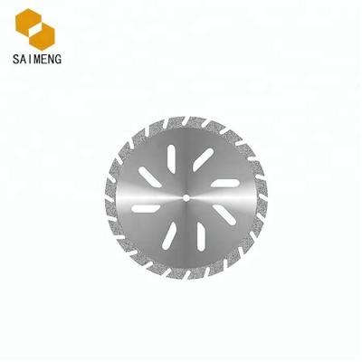 China Metal Diamond Disc Cutting Blade with Perforated Body for Granite and Marble for sale