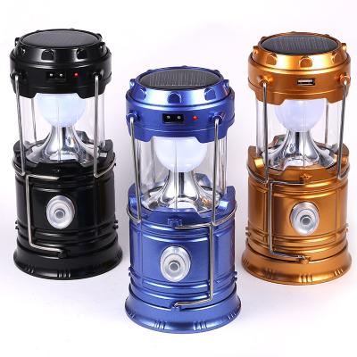 China 2018 Newest Outdoor Street Camping Solar Led Emergency Light Portable Power Warning Light With Usb Charger for sale