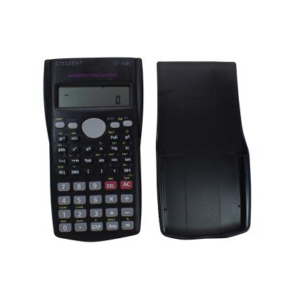 China Scientific OEM Customized Cheap Standard Scientific Calculator For Professional Use With Protective Slide Cover for sale