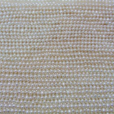 China 2020 Freshwater Pearl Fashion 5-5.5mm Freshwater Pearl Strands Very Small Flaws Round Cultured Pearl Necklace Clearance For Escrow for sale