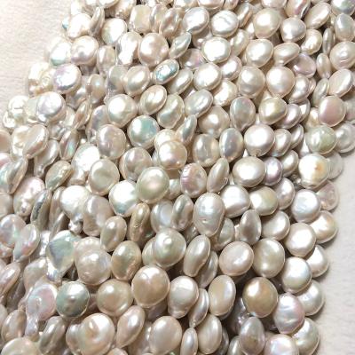 China New 14-15mm Freshwater Pearl Freshwater Pearl Loose Strands Flawless Baroque Shape Natural Frewshwater Pearl Necklace Wholesale For Gift for sale