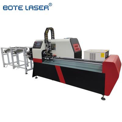 China High Accuracy Automactic 1000 Feeding Laser Cutting Metal Cutter W 1500 W Full Tube Metal Laser Cutting Machine for sale