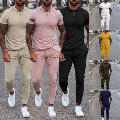 China IVY Wholesale Men Summer Casual QUICK DRY sports wear shorts set unique style mens sets short 2021 men's outfits for sale