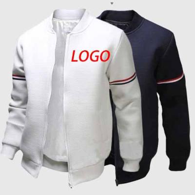 China 2021 New Viable Cheap Custom Collar Logo Print Mens Casual Streetwear Sports Slim Jacket Men's Big Bomber Coats for sale