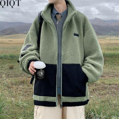 China 2021 New Fashionable Breathable Lambswool Woolen Fashion Jacket Men's Outdoor Men's Jackets Coats and Jackets Men for sale