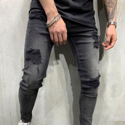 China New Amazon Vivid Border Quality Small Elastic Denim Men's Fashion Pants Trousers For Men Stylish for sale