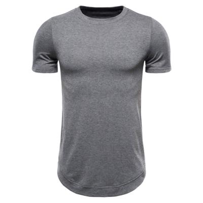 China Anti-Wrinkle IVY High Quality Wholesale Mens Organic Tee OEM Cotton Sports T-shirt 100% Custom Printing for sale