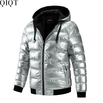 China Men's Breathable Jackets 2021 Men's Down Jackets Fluorescent Men's Winter Sale Warm Hooded Fashion Youth Cotton Jackets for sale