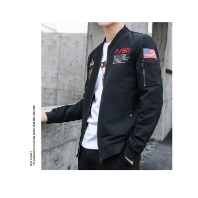 China Factory Price QUICK DRY Autumn And Winter Men's Jacket Stand Collar Embroidered Jacket for sale