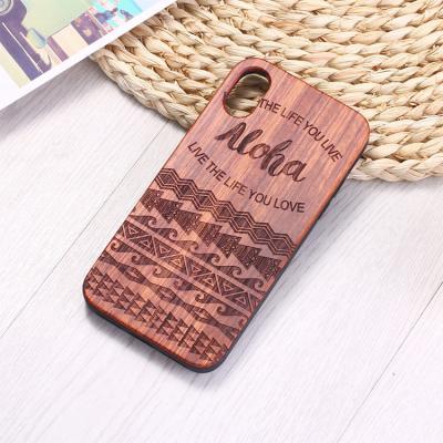 China Shockproof Factory Custom Design Printing Natural Wooden Smartphone Phone Cases for sale