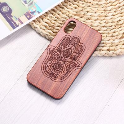 China High Quality Hot Selling Decoration Shockproof Cheap Design Carved Bulk Wooden Tpu Phone Case for sale