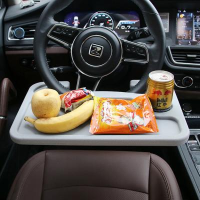 China Minimalist Car Steering Wheel Notebook Stand Car Meal Tray Holder Computer Desk Tray for sale