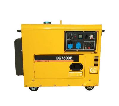 China Factory supplier 5kva 6kva 5kw 6kw portable diesel generator silencioso silent diesel generator for sale