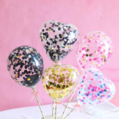 China Happy Birthday Happy Birthday Cake Topper Happy Christmas Halloween Toys Balloon Wedding Valentines Day Latex Balloon Cake Flag for sale