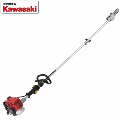 China 2-Stroke Kawasaki TJ27E engine 2900mm long pole pruner branch pruning chainsaw engine high sickle for sale