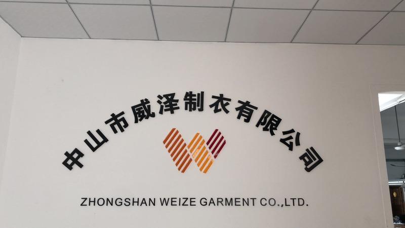 Verified China supplier - Zhongshan Weize Garment Co., Ltd.