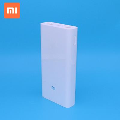 China Convenient wholesale xiaomi powerbank slim design 20000mah MI power bank 2C for sale