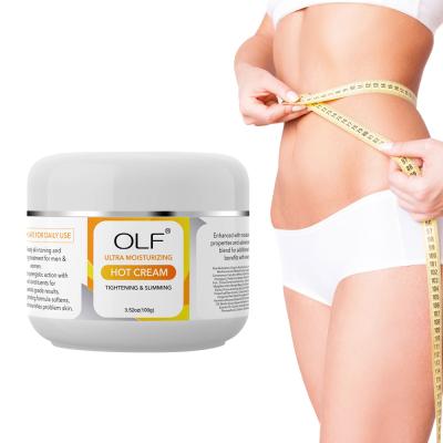 China Weight Loss Private Label Sweat Fat Burning Weight Loss Hot Cream Body Shaping Slimming Cream for sale