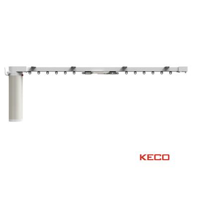 China KECO Automatic Blackout Curtain Track System with 2 Curtain Motors and Remote Control in Smart Electric Curtain Track for sale