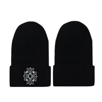 China 2022 New Design JOINT Wholesale Black Winter Knitted Hat for sale