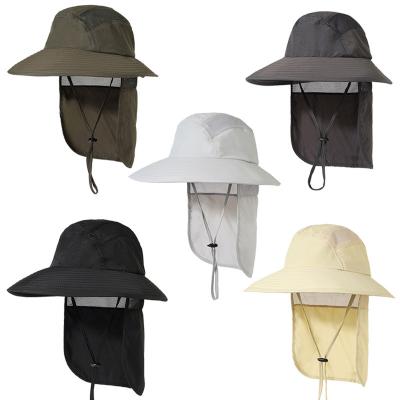 China 2022 Summer New Sun Protection Spring Hat Men And Women Outdoor Sunscreen Sunshade Sunshade Fishing Hat for sale