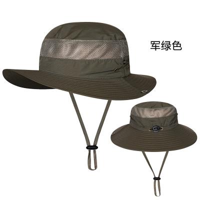 China Sun Protection New Design Custom Logo Fisherman Hat Parasol Women Man Bucket Hat for sale