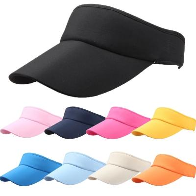 China Wholesale Sporting Adjustable Outdoor Hat Men Women Golf Tennis Hat Sports Sun Visor Hats for sale