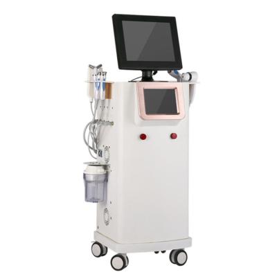 China Peel Tighten Microcurrent RF Facial Oxygen Spa Ultrasonic Bio Skin Scrubber Machine for sale