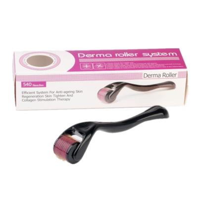 China Anti-Puffiness Derma Roller Titanium 540 Derma Roller Needles 540 For Skin Care Body Massager for sale