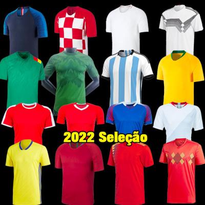 China Brazil National Team Soccer Jersey Brazil National Team Jersey Breathable Quick Dry Comfortable Football for sale