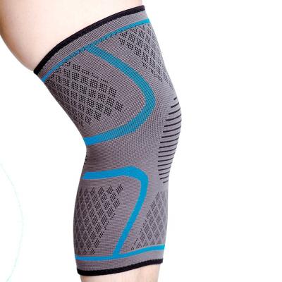 China Universal Adult Outdoor Knee Pads Factory Wholesale Men and Women 3D Knitted Knee Pads Nylon Fitness Elbow and Running Knee Pad for sale