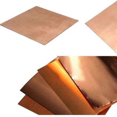 China Industry Manufacturer Copper Plate C11000 ASTM Copper Cu-DHP Copper Strips 200mm Width for sale