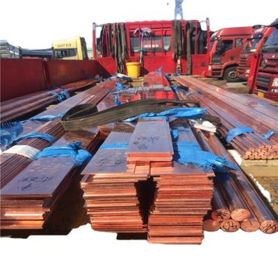 China Construction 99.99% Pure Copper Flat / C11000 Copper Bus Bar / Copper Rod for sale