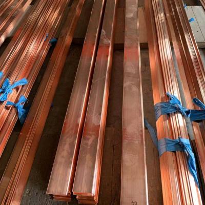 China C11000 Protection ASTM 99.99% Copper Flat Bar/Copper Busbar/Earth Copper Busbar 25mm*3mm Lighting for sale