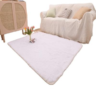 China Stain Resistant Blankets Modern Wool Carpets Living Room Plush Blanket Kids Bed Room Fluffy Floor Carpets Velvet Carpet for sale