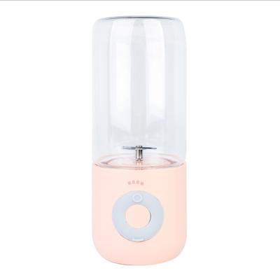 China Car Straining Personal Pink Rechargeable Juicer Blender Cup Portable USB Juicer Cup for sale