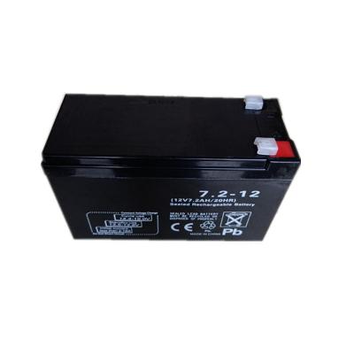 China Solar Energy Systems Deep Cycle Storage Battery 12v7.2ah Rechargeable Lead Acid Battery for sale