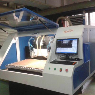 China PCB Board Drilling and Routing Biaxial Drilling and Routing Machine for PCB Board for sale