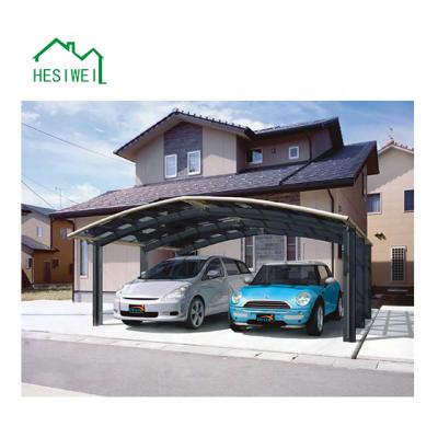 China Wind And Rain Resistant Aluminum Polycarbonate DIY Outdoor Carport For Parking for sale