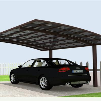 China Wind And Rain Resistant Aluminum Carport Canopy Aluminum Car Shade for sale