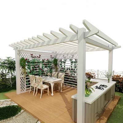 China Easily Assembled Aluminum Pergola Profile Customized Exterior Size Aluminum for sale