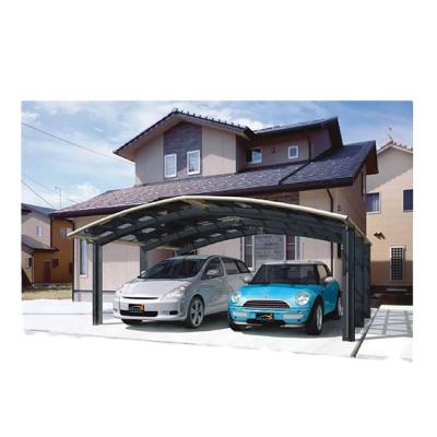 China Resistant Wholesale Polycarbonate Roof Cover Patio Wind And Rain Aluminum Parking View Carport For Villa for sale