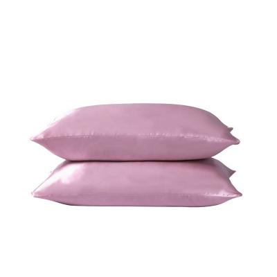 China Sustainable Manufacturer Satin Fabric Pillowcases Of Satin Polyester Pillowcase For Hair for sale