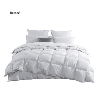 China Factory Best Selling Home White Goose Down Duvet Comforter 300TC Down Comforter Breathable Luxurious Thickened Climate Proof Firmware for sale