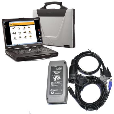 China JCB for JCB Excavator Auto Truck Scanner Full service tool kit with cf52 laptop JCB service software V1.7 pro for sale