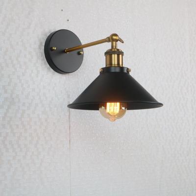 China Industrial Modern Nordic Wall Lamp Ceiling Light For Dining Room Restaurant Bedroom LED Iron Black Lighting for sale