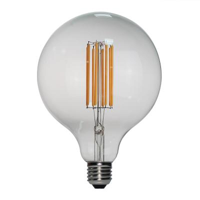 China LED filament led bulb 4w 6w 8w 10w all glass Dimmable Edison led filament bulb e27 style led bulb G125 for sale