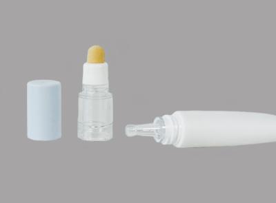 China Tubo de empaquetado de la esencia de la crema del ojo del tubo cosmético plástico del dropper con la cabeza de la esponja en venta