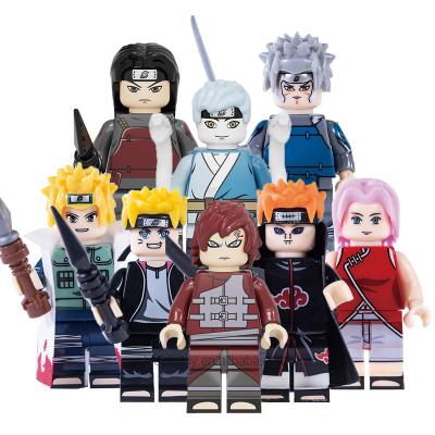 China KF6112 Action Killer Bee Uzumaki Senju Tobirama Namikaze Minato of TOY Kopf Block Anime Mini Mitsuki MODEL Building Blocks Figure Toys for sale